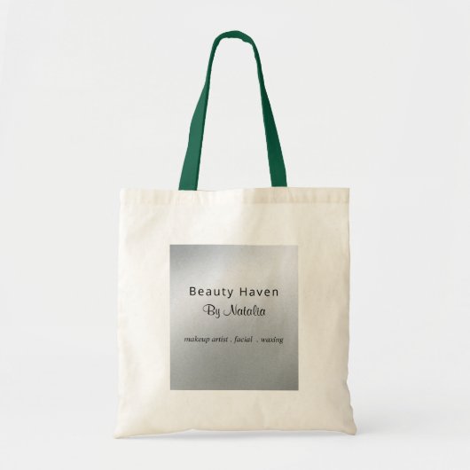 グラモールズシルバー美しいサロン トートバッグ (正面)