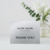 グラモールズシルバー美しいサロン ポストカード (スタンド正面)