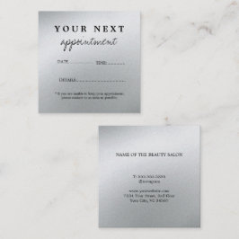 グラモールズシルバー美しいサロン 予約カード