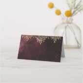 グラモールデコブルガンディヴィンテージウェディング座席表 プレイスカード (裏面)