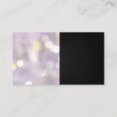 グラモールピンクグリッターアイラッシュ | 《写真》ぼけ味 名刺 (裏面)