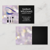 グラモールピンクグリッターアイラッシュ | 《写真》ぼけ味 名刺 (正面/裏面)