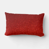 グラモールレッドフェスティバルパーソナライズされた保カム ランバークッション (裏面)