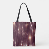 グラモー抽象芸術ピンクライトグリッター トートバッグ (裏面)