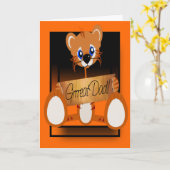 グラリアットパパキュートタイガー神父の日 カード (黄色い花)