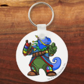 グラルロ島選手 キーホルダー (正面)