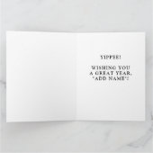 グランおもしろいグホグデイ誕生日 カード (内部)