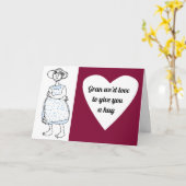 グランを抱擁 カード (黄色い花)