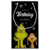 グランインチシャルボード誕生日 スモールペーパーバッグ (裏面)