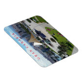 グランカナリアのバスターミナルビュー冷蔵庫用マグネット マグネット (右側)