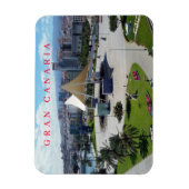 グランカナリアのバスターミナルビュー冷蔵庫用マグネット マグネット (縦)