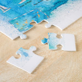 グランカナリアの地図 ジグソーパズル (側面)