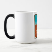 グランカナリアカナリア島、旅行ポスターアート。 モーフィングマグカップ (左)