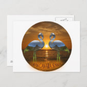 グランカナリアサンセット ポストカード (正面/裏面)