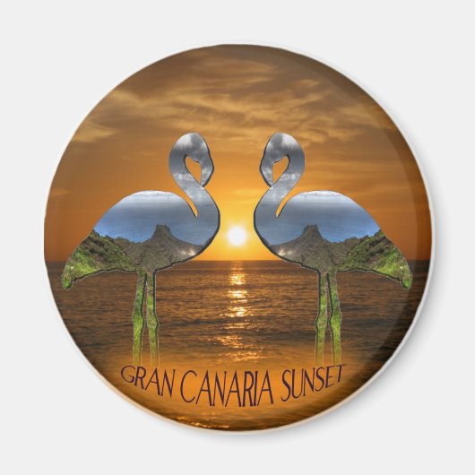 グランカナリアサンセット マグネット (正面)