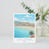 グランカナリアスペインヴィンテージトラベル ポストカード (スタンド正面)