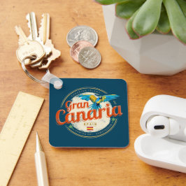 グランカナリアパロットカナリア諸島スペインヴィンテージ キーホルダー