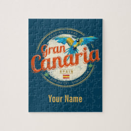 グランカナリアパロットカナリア諸島スペインヴィンテージ ジグソーパズル