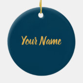 グランカナリアパロットカナリア諸島スペインヴィンテージ セラミックオーナメント (裏面)