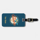 グランカナリアパロットカナリア諸島スペインヴィンテージ ラゲッジタグ (正面横)