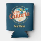 グランカナリアパロットカナリア諸島スペインヴィンテージ 缶クーラー (正面)