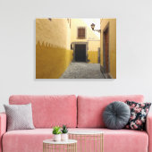 グランカナリアラスパルマスの路地ビューのキャンバス印刷 キャンバスプリント (インサイチュ (リビング))