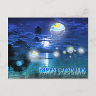 グランカナリア青はがき ポストカード