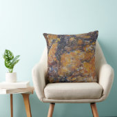 グランギーな茶色のフェイク大理石テクスチャ クッション (椅子)