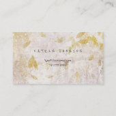 グランギーウォールゴールデンフォイルガラス白秋Vip 名刺 (裏面)