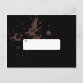 グランギーハートロックと転が写真日付を保存する 案内ポストカード (裏面)