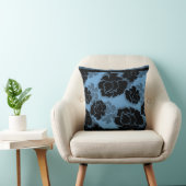 グランギーフローラデカデンス枕、青 クッション (椅子)