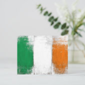 グランギーヴィンテージアイルランド国旗つきポストカード ポストカード (スタンド正面)