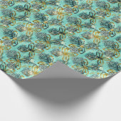 グランギー族:民族絨毯のモチーフ ラッピングペーパー (角)