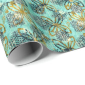 グランギー族:民族絨毯のモチーフ ラッピングペーパー (ロールコーナー)