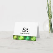 グランギー聖パトリックの日のシャムロック – グリーティングカード (裏面)