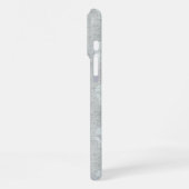 グランギー解剖学的スカル水玉模様の色調の白 iPhoneケース (左側面)