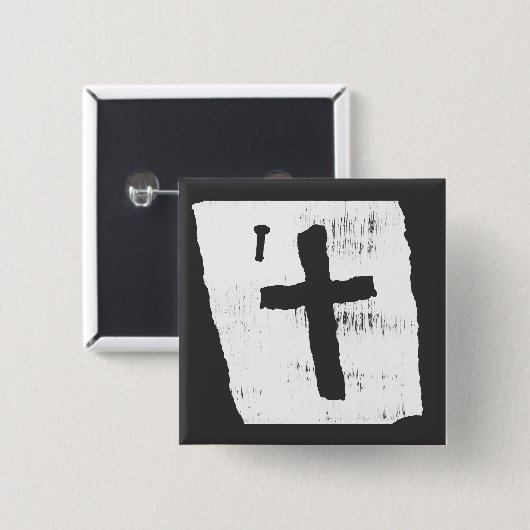 グランギー・クリスチャン・クロス 缶バッジ (正面&裏面)