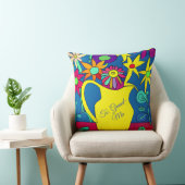 グランサイケデリックフローラポット クッション (椅子)