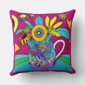 グランサイケデリック用の青フローラ腸 クッション (裏面)