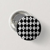 グランジでアーガイル柄のなボタン 缶バッジ (正面&裏面)