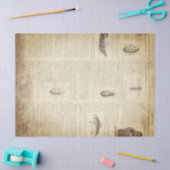 グランジでフランスのな辞書のページ 薄葉紙 (クラフト)