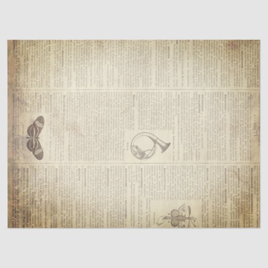 グランジでフランスのな辞書のページ 薄葉紙 (正面)