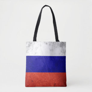 グランジでロシアのな旗 トートバッグ
