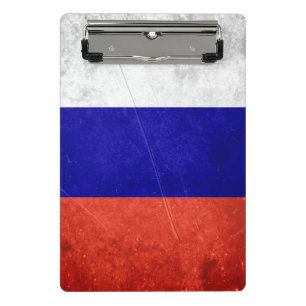 グランジでロシアのな旗 ミニクリップボード