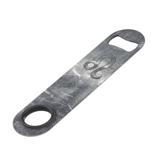 グランジで動揺してなスタイルのレオの(占星術の)十二宮図の記号 スピード栓抜き (正面アングル)