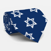 グランジで白いダビデの星 ネクタイ (ロール)