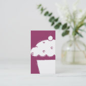 グランジなさくらんぼのカップケーキ 名刺 (スタンド正面)