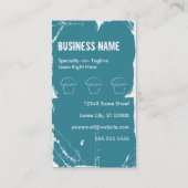 グランジなさくらんぼのカップケーキ 名刺 (裏面)