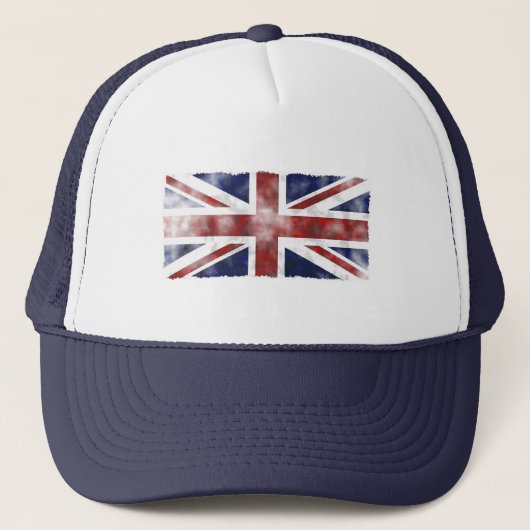 グランジなイギリス キャップ (正面)