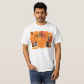 グランジなコーヒー Tシャツ (正面フル)